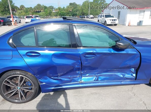 WBA5U7C08LAF54013 2020 BMW M3 Blue 