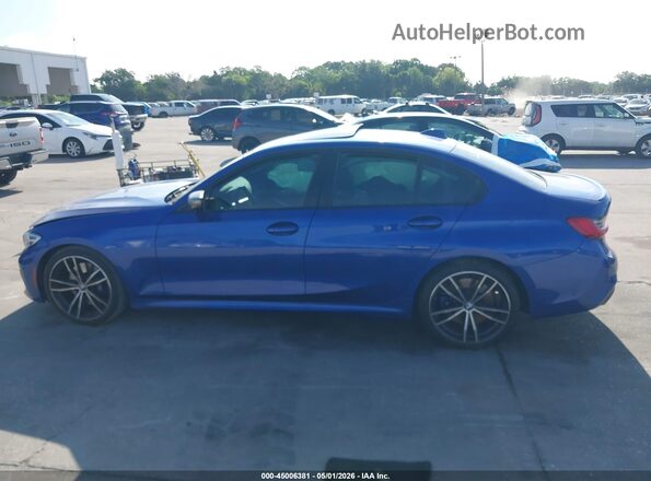 WBA5U7C08LAF54013 2020 BMW M3 Blue 