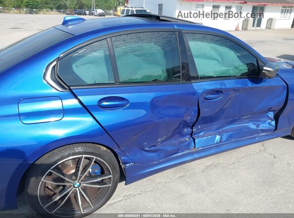 WBA5U7C08LAF54013 2020 BMW M3 Blue 