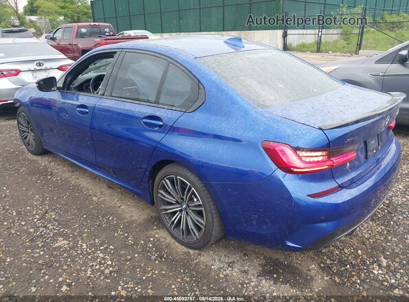 WBA5U9C01LA380360 2020 BMW M3 Blue Հետևի ձախ