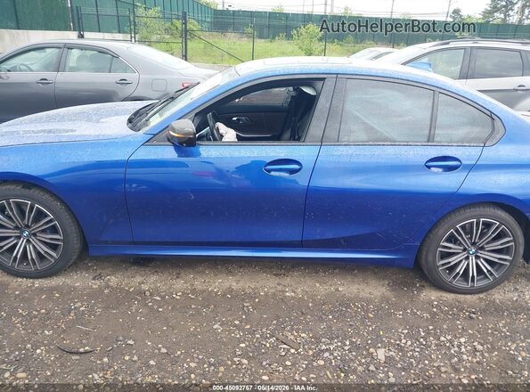WBA5U9C01LA380360 2020 BMW M3 Blue Սալոնի 360 աստիճան տեսք