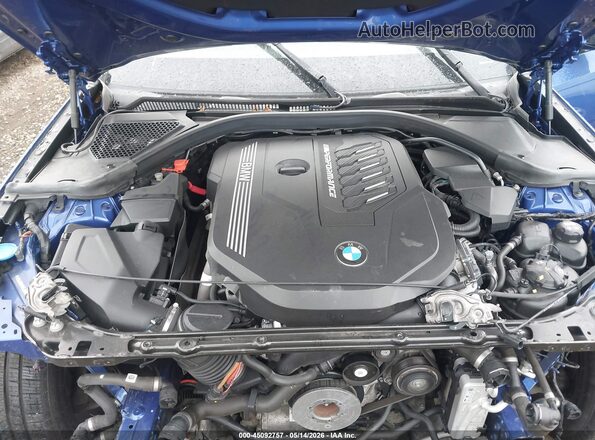 WBA5U9C01LA380360 2020 BMW M3 Blue Հետևի տեսք