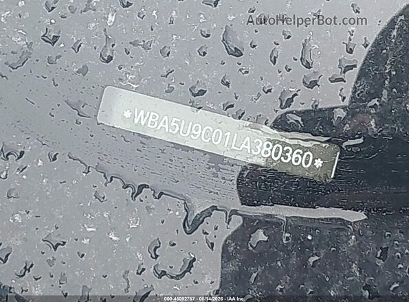 WBA5U9C01LA380360 2020 BMW M3 Blue 