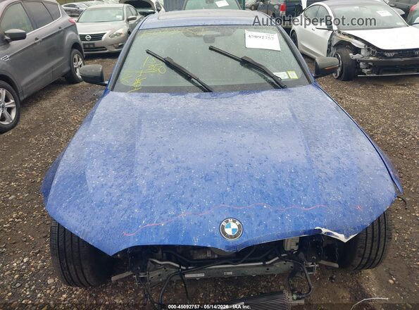 WBA5U9C01LA380360 2020 BMW M3 Blue Սարքավորումների վահանակի տեսք