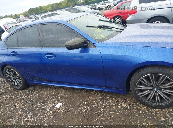 WBA5U9C01LA380360 2020 BMW M3 Blue Սալոնի հետևի տեսք