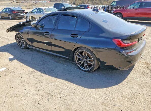 WBA5U9C02LFH25319 2020 BMW M3 Black Հետևի ձախ
