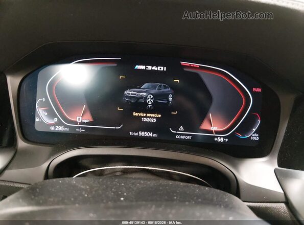 WBA5U9C02LFH29774 2020 BMW M3 Black Vista de los asientos traseros