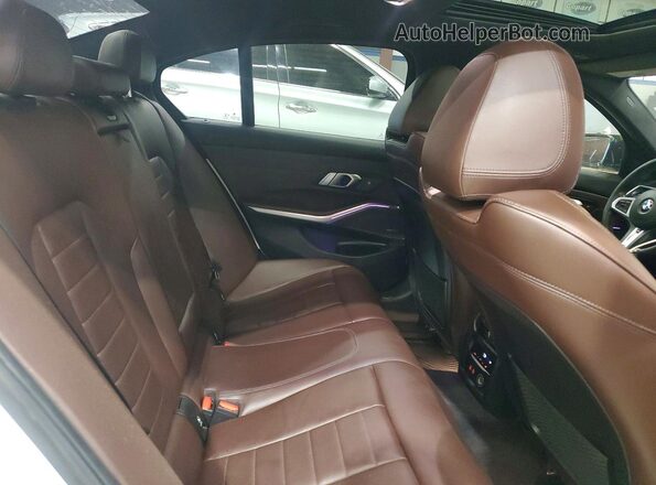 WBA5U9C04LA380109 2020 BMW M3 Белый Вид задних сидений