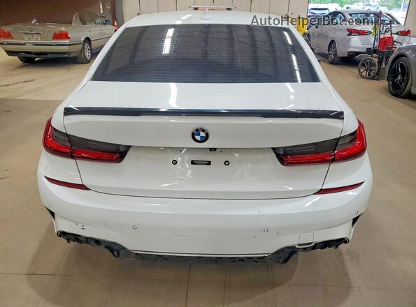 WBA5U9C04LA380109 2020 BMW M3 Белый Вид сзади