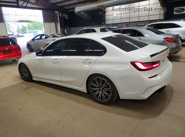 WBA5U9C04LA380109 2020 BMW M3 Белый Задняя левая четверть