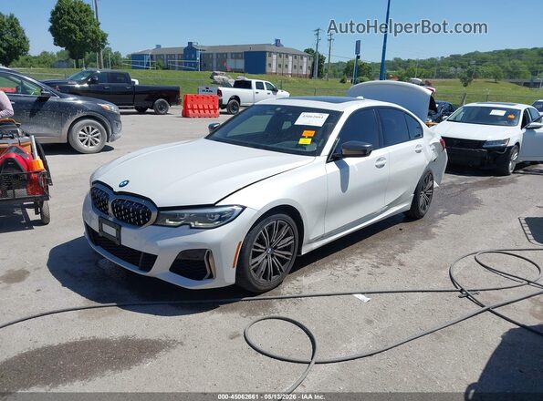 WBA5U9C05LFH04500 2020 BMW M3 White Vista tres cuartos delantera izquierda