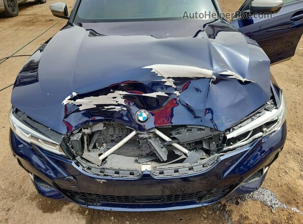 WBA5U9C07LAF54533 2020 BMW M3 Синий Вид задней части салона
