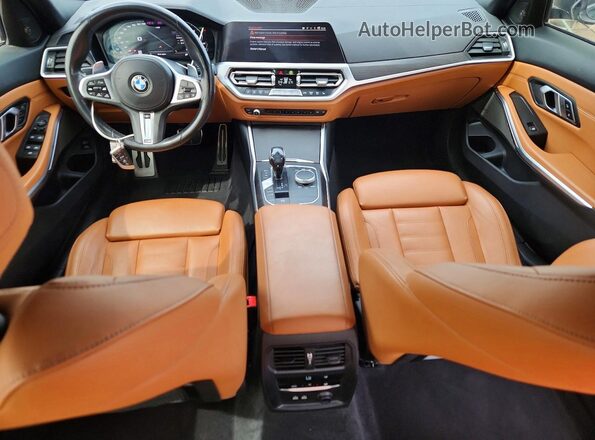 WBA5U9C07LAF54533 2020 BMW M3 Синий Вид панели приборов