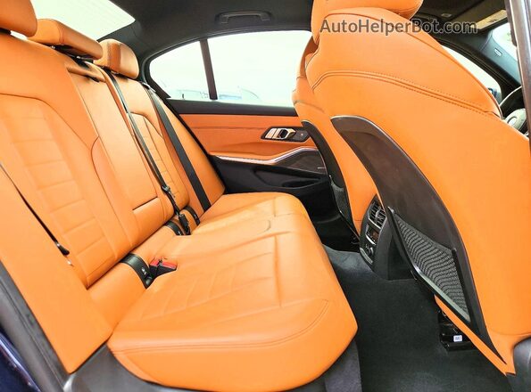 WBA5U9C07LAF54533 2020 BMW M3 Синий Вид задних сидений