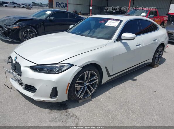 WBA63AV03RFR06764 2024 BMW 4 SERIES White Առջևի ձախ երեք քառորդ տեսարան