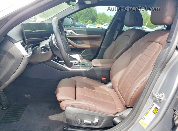 WBA63AV06RFR73245 2024 BMW 4 SERIES Gray Вид салону спереду