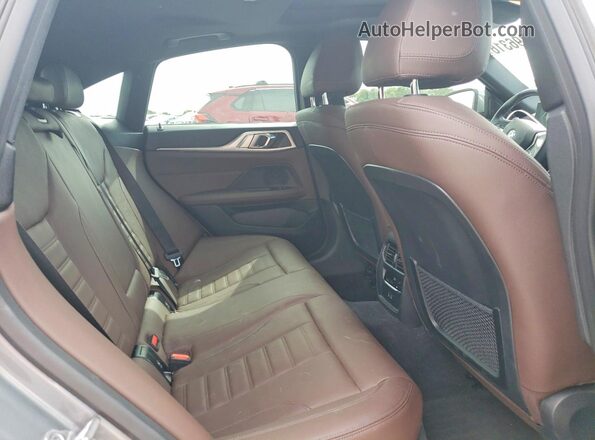 WBA63AV06RFR73245 2024 BMW 4 SERIES Gray Вид задніх сидінь