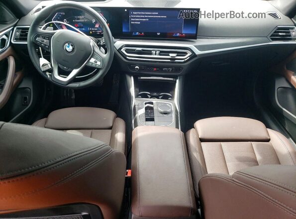 WBA63AV06RFR73245 2024 BMW 4 SERIES Gray Вид панелі приладів