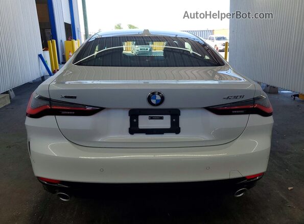 WBA63DA00TCW36103 2026 BMW 4 SERIES White უკანა ხედი