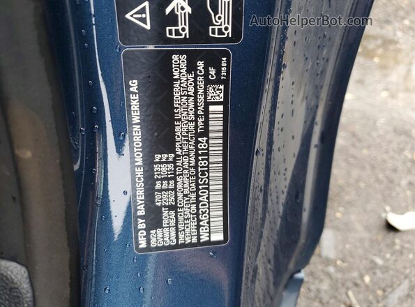 WBA63DA01SCT81184 2025 BMW 4 SERIES Blue Widok komory silnika