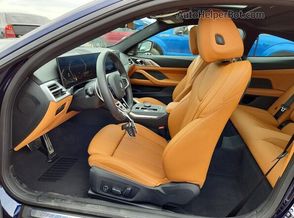 WBA63DA06TCV27290 2026 BMW 4 SERIES Blue Front interior view