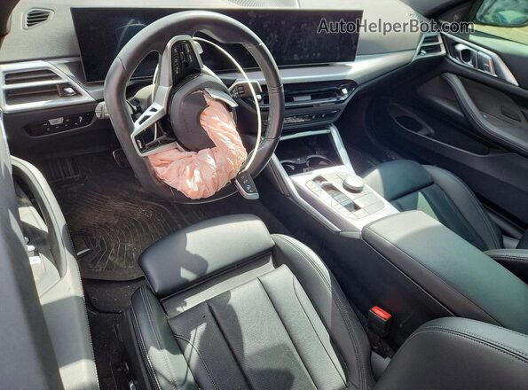 WBA63DA07SCS74382 2025 BMW 4 SERIES Black Առջևի վահանակի տեսք
