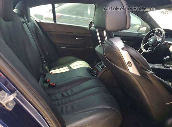 WBA6D0C34HG639809 2017 BMW 6 SERIES Синий Вид задних сидений
