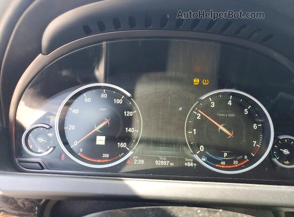 WBA6D0C34HG639809 2017 BMW 6 SERIES Синий Вид щитка приборов
