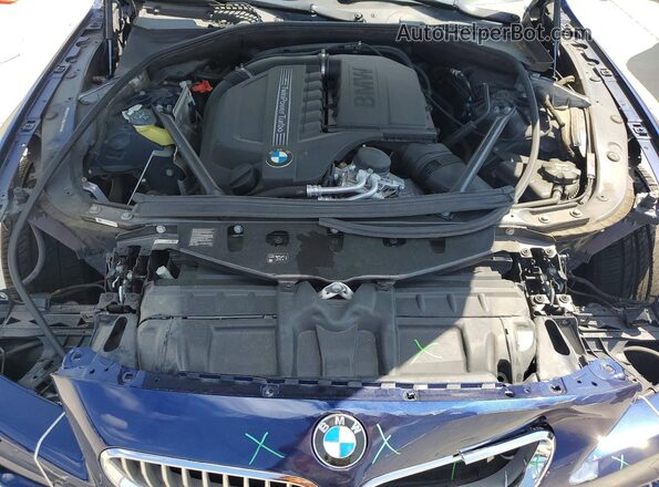WBA6D0C34HG639809 2017 BMW 6 SERIES Синий Вид задней части салона