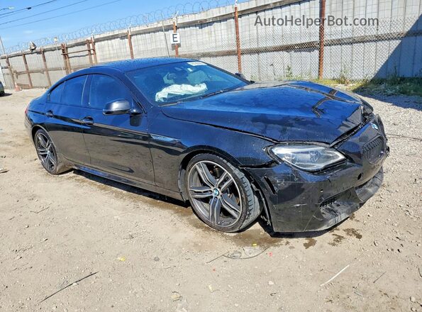 WBA6D4C54JD981373 2018 BMW 6 SERIES Черный Передняя правая четверть