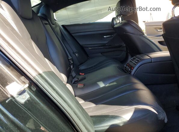 WBA6D4C54JD981373 2018 BMW 6 SERIES Черный Вид задних сидений