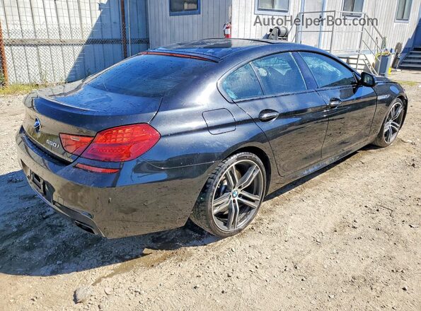 WBA6D4C54JD981373 2018 BMW 6 SERIES Черный Задняя правая четверть