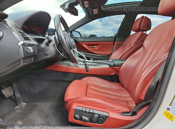 WBA6D4C54KGA01112 2019 BMW 6 SERIES White Սալոնի դիմացի տեսք