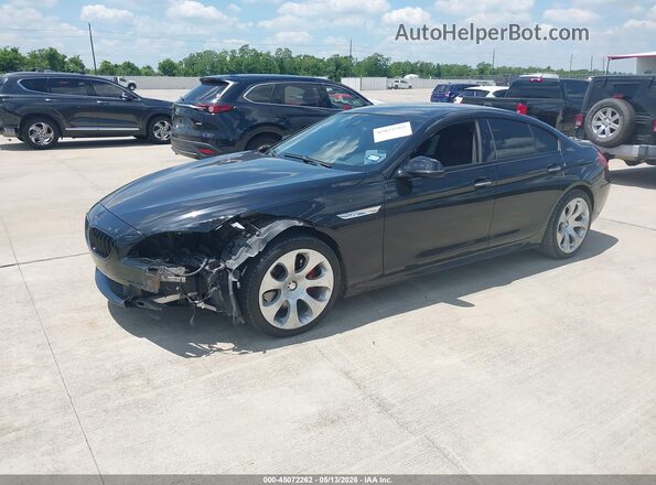 WBA6D4C5XGD976932 2016 BMW 6 SERIES Black Передня ліва чверть