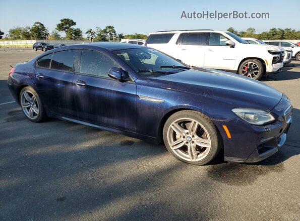 WBA6D6C30HG388547 2017 BMW 6 SERIES Blue Передня права чверть
