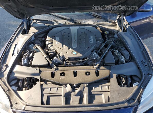 WBA6D6C30HG388547 2017 BMW 6 SERIES Blue Вид задньої частини салону