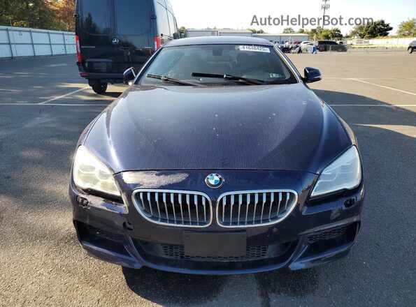 WBA6D6C30HG388547 2017 BMW 6 SERIES Blue Вид спереду