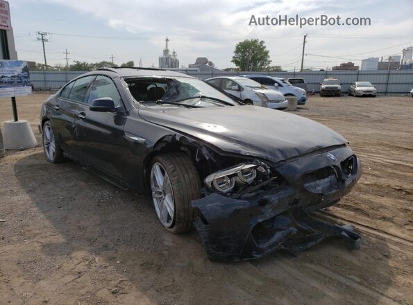 WBA6D6C38HG388621 2017 BMW 6 SERIES Blue Delantero derecho