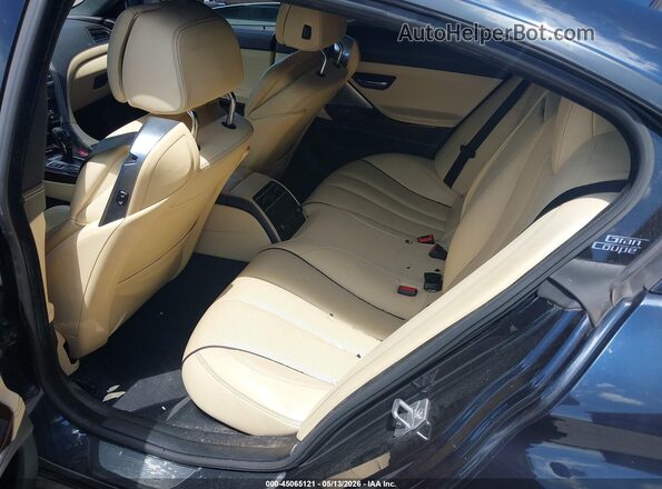 WBA6D6C57GGF94855 2016 BMW 6 SERIES Dark Blue Вид наклейки с VIN-кодом