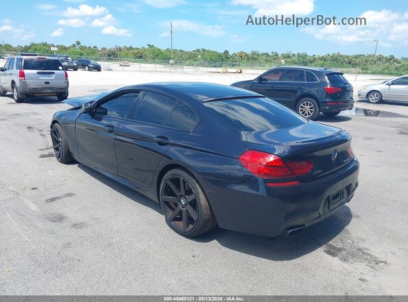 WBA6D6C57GGF94855 2016 BMW 6 SERIES Dark Blue Задняя левая четверть