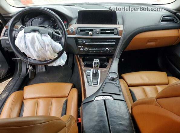WBA6D6C57HG388255 2017 BMW 6 SERIES Black წინა პანელის ხედი