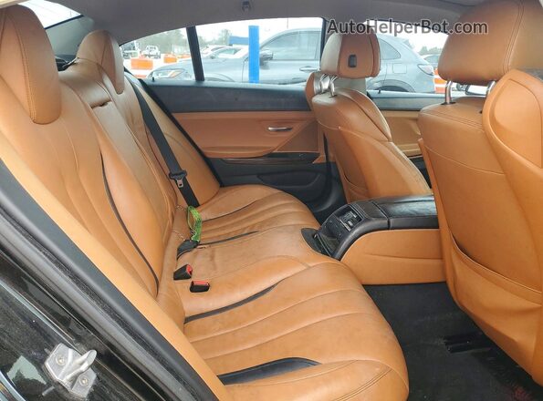 WBA6D6C57HG388255 2017 BMW 6 SERIES Black უკანა სავარძლების ხედი