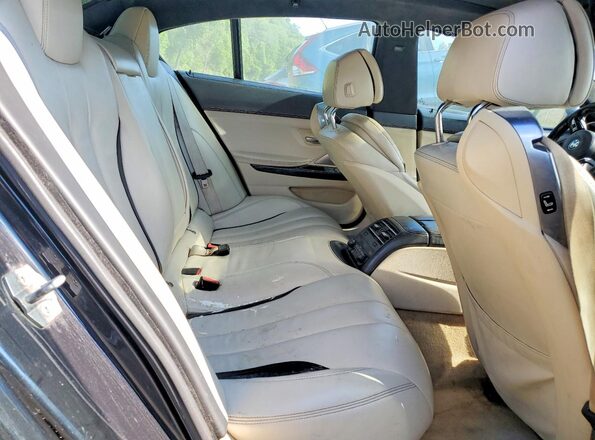 WBA6D6C59GG388174 2016 BMW 6 SERIES Черный Вид задних сидений