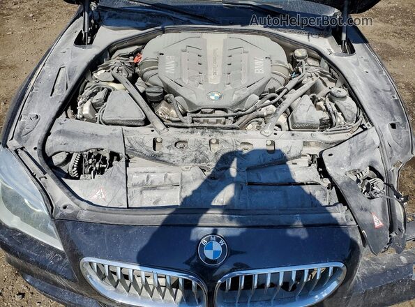 WBA6D6C59GG388174 2016 BMW 6 SERIES Черный Вид задней части салона