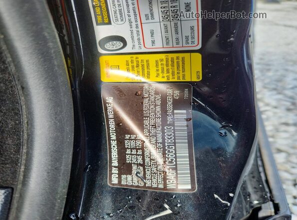 WBA6F1C56GGT83303 2016 BMW 6 SERIES Black Engine compartment view
