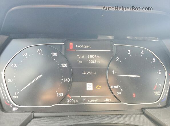 WBA73AK04L7G09046 2020 BMW 2 SERIES White Instrument cluster view