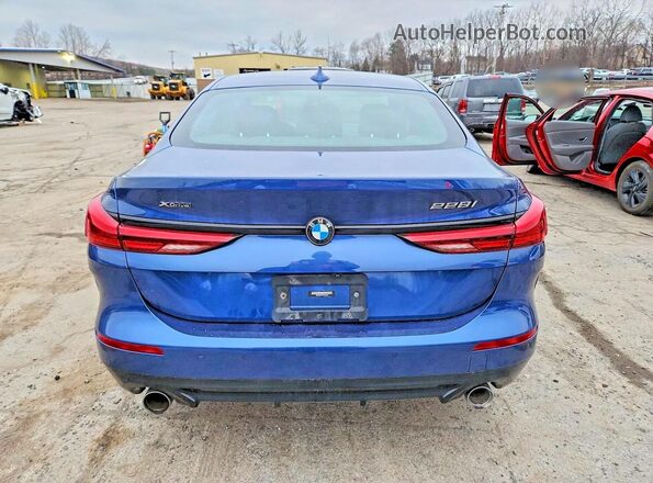 WBA73AK07P7M54334 2023 BMW 2 SERIES Blue Widok z tyłu