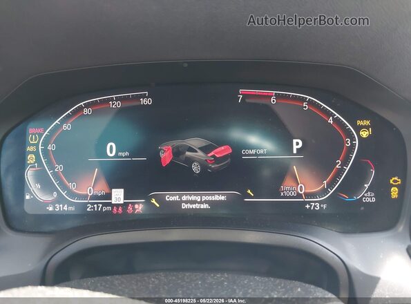 WBA73AP00MCG87583 2021 BMW 4 SERIES Black Vista de los asientos traseros
