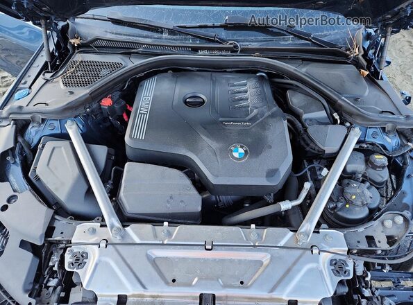 WBA73AP01MCF41418 2021 BMW 4 SERIES Blue Вид задньої частини салону