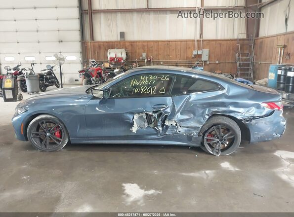 WBA73AP01NCK70844 2022 BMW 4 SERIES Dark Blue Панорамний вид салону 360°